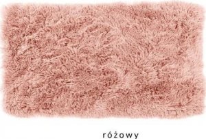 kontrast Dywan pluszowy shaggy megan 65x120 Różowy 1