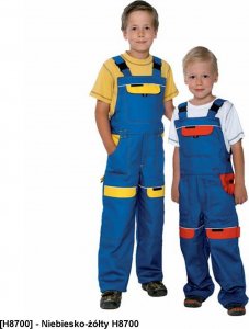 Ardon ARDON COOL TREND - spodnie ogrodniczki dziecięce - Niebiesko-żółty H8700 104 1