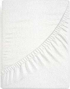 Design 91 Prześcieradło frotte z gumką 140X200 + 20cm kremowe 3