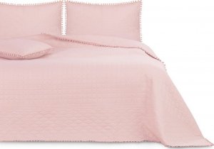 AmeliaHome AmeliaHome Narzuta pikowana z pomponami MEADORE 200x220 pudrowa 5