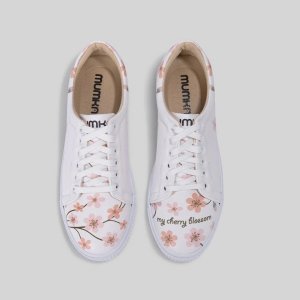 Mumka Shoes Sneakersy wegańskie Delikatne Kwiaty Mumka-38 1