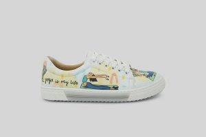 Mumka Shoes Sneakersy wegańskie Joga to moje życie Mumka-38 2