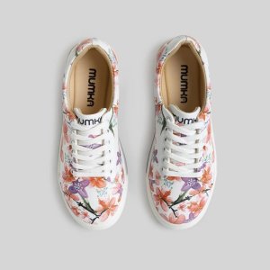 Mumka Shoes Sneakersy wegańskie Kwiaty Wiśni Mumka-40 1