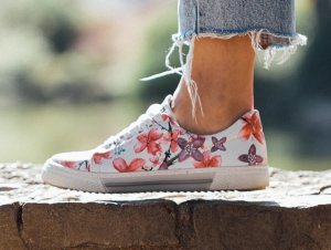 Mumka Shoes Sneakersy Kwiaty Wiśni Mumka-40 7