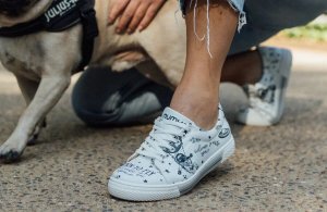 Mumka Shoes Sneakersy wegańskie Mops Astronauta Mumka-40 5