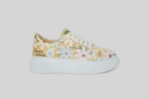 Mumka Shoes Sneakersy na platformie Kolorowe Kwiaty Mumka-39 2