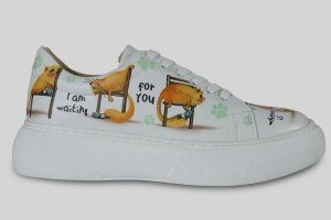 Mumka Shoes Sneakersy na platformie Kot Szuka Miłości Mumka-40 2