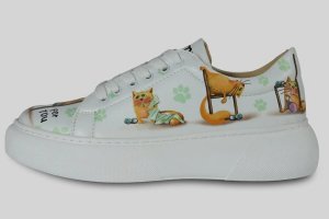 Mumka Shoes Sneakersy na platformie Kot Szuka Miłości Mumka-40 3