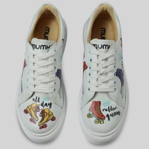 Mumka Shoes Sneakersy wegańskie na platformie Królowa Wrotek Mumka-40 1