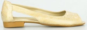 Optimo Sandały baleriny holograficzne białe złote Optimo-39 1