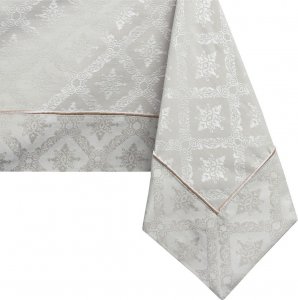 Decoking DecoKing Obrus bawełniany MAYA mankiet + lamówka 160X200 j. beżowy 1
