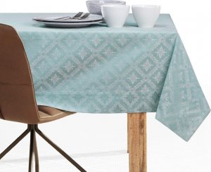 Decoking DecoKing Obrus bawełniany MAYA mankiet 140X280 miętowy 3