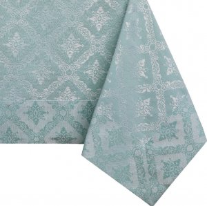 Decoking DecoKing Obrus bawełniany MAYA mankiet 160X160 miętowy 1