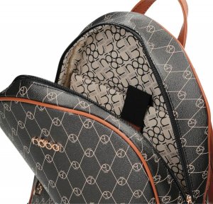 Nobo Plecak damski Nobo elegancki ze wzorem czarny 4