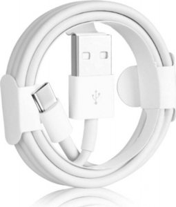 Kabel USB AJmaker USB-A - USB-C 1 m Biały 1