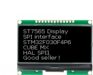 AJmaker Wyświetlacz LCD Czarny GMG12864-06D SPI 1