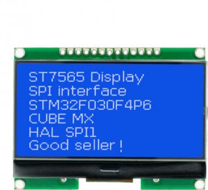 AJmaker Wyświetlacz LCD Niebieski GMG12864-06D SPI 1