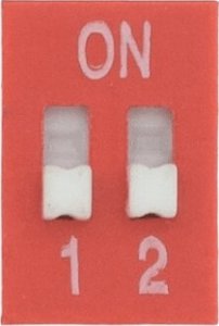 AJmaker Przełącznik DS-02 DIP SWITCH 2 pozycyjny 1