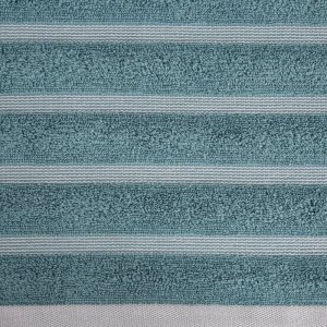 Eurofirany Ręcznik bawełniany w pasy ISLA 70X140 niebieski 1