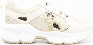 Seastar Sneakersy z mieniącą się siateczką złote-38 1