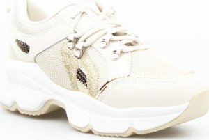 Seastar Sneakersy z mieniącą się siateczką złote-38 2