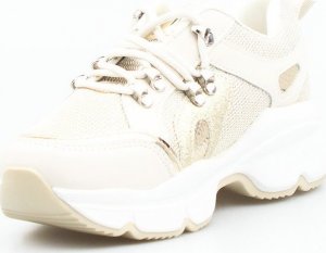 Seastar Sneakersy z mieniącą się siateczką złote-38 3