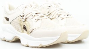 Seastar Sneakersy z mieniącą się siateczką złote-40 8