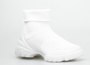 Seastar Sneakersy ze skarpetką białe-36 2