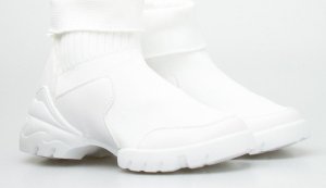 Seastar Sneakersy ze skarpetką białe-36 4