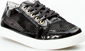 Seastar Tenisówki ażurowe lakierowane czarne-40 2