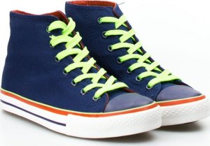 Seastar Trampki z kolorowym wiązaniem granatowe-38 5