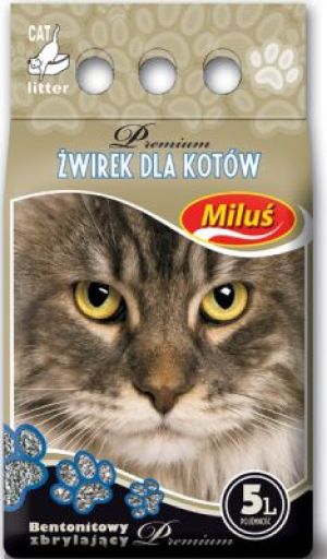 Żwirek dla kota Super Benek Miluś Premium Naturalny 5 l 1