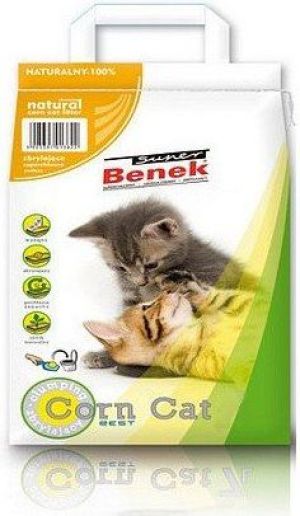 Żwirek dla kota Super Benek Corn Cat Naturalny 14 l 1