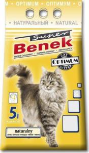 Żwirek dla kota Super Benek Optimum Naturalny 5 l 1