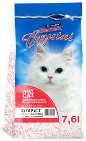 Żwirek dla kota Super Benek Crystal Compact - Gwiezdny Pył Naturalny 7.6 l 1