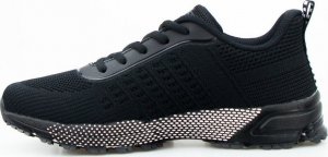 Estetino Sneakersy tekstylne czarne-37 3