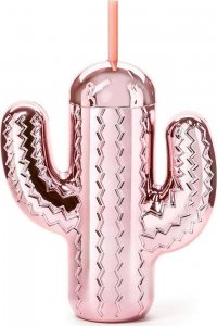 Upominkarnia Party cactus bottle w/ straw (GW1695) - 5903181010910 1