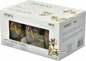Krosno Szklanki do herbaty Irys PRL KROSNO 6x250ml 3