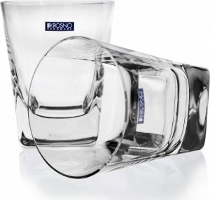 Krosno Szklanki do whisky Caro KROSNO 6x 280ml kwadratowe handmade 9