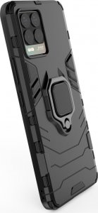 Braders Etui Ring Armor Pancerne + Szkło Hartowane do Realme 8 / 8 Pro czarny 3