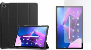 Etui na tablet Braders Etui Smartcase + Szkło Hartowane do Lenovo Tab M10 Plus 10.6 3rd Gen Black 1