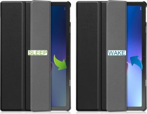 Etui na tablet Braders Etui Smartcase + Szkło Hartowane do Lenovo Tab M10 Plus 10.6 3rd Gen Black 3