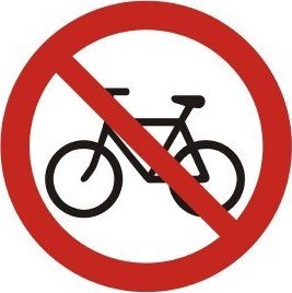TD Systems GB021 Zakaz wjazdu na rowerze 105 x 105 1