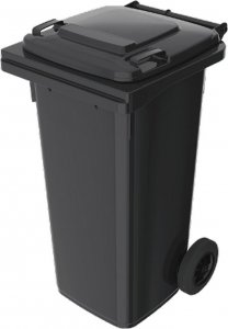 ARS Pojemnik do segregacji odpadów na kółkach pojemność 120 l (kolor antracyt) 1