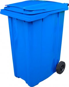 ARS Pojemnik do segregacji odpadów na kółkach pojemność 360 l (kolor niebieski) 1