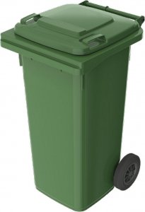 ARS Pojemnik do segregacji odpadów na kółkach pojemność 120 l (kolor zielony) 1