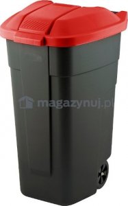 ARS Pojemnik do segregacji odpadów na kółkach pojemność 110 l (kolor czerwony) 1