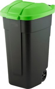 ARS Pojemnik do segregacji odpadów na kółkach pojemność 110 l (kolor zielony) 1