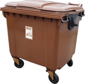 ARS Pojemnik do segregacji odpadów BIO na kółkach (pojemność 1100 l) 1