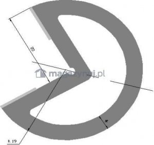 ASTAT Zabezpieczenie przeciwuderzeniowe narożników BC20 - 38mm 2